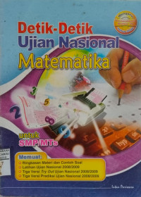 Image of Detik-Detik Ujian Nasional Matematika Untuk SMP/MTs
