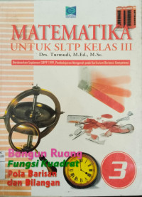 Image of Matematika Untuk SLTP Kelas III Bangun Ruang, Fungsi Kuadrat