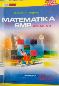 Image of Matematika Untuk SMP Kelas VIII Semester 2